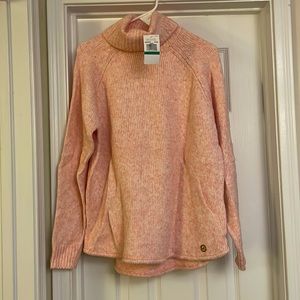 NEW Women’s Michael Kors Pink Cowl Neck Sweater